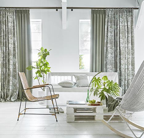 A House Of Happiness gordijnen Nordic Green karwei kleur van het jaar 2023