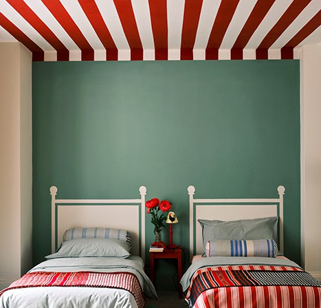 Trendkleur 2022 Farrow & Ball interieur kleuren 2022 Breakfast Room Green Incarnadine School House White