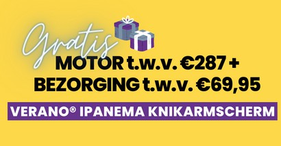 GRATIS Somfy IO motor bij Ipanema