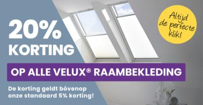 20% korting op VELUX®